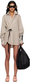 Abra Ssense Exclusive Beige Cotton Shirt