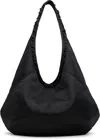 Abra Ssense Exclusive Black Ballerina Satin Bag In Black