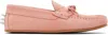 Abra Ssense Exclusive Pink Spike Loafers In Pink