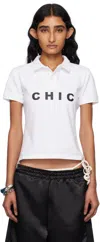 Abra Ssense Exclusive White Naked Polo In White