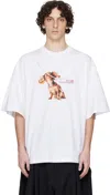 Abra White Puppy T-shirt