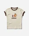 Abra Women S I Love  Mini T-shirt Beige