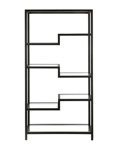 Abraham + Ivy 68in Johann Bookcase In Black