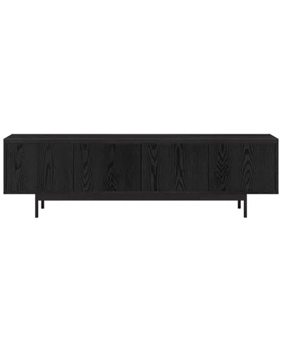 Abraham + Ivy Abington Rectangular Stand For Tvs Up To 75in In Black