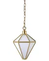 Abraham + Ivy Adara Pendant Light In Brass