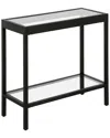 Abraham + Ivy Alexis 24in Rectangular Side Table In Black
