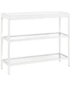 Abraham + Ivy Alexis 36in White Console Table In White