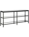 Abraham + Ivy Alexis 64in Blackened Bronze Console Table In Black