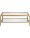Abraham + Ivy Alexis Coffee Table Brass Finish In Brass
