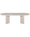 Abraham + Ivy Alma 48in Oval Coffee Table