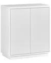 Abraham + Ivy Alston 28 Wide Rectangular Accent Cabinet In Whit In White