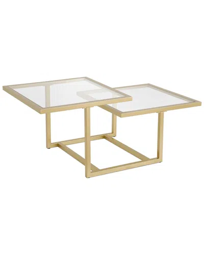 Abraham + Ivy Amalie 43in Square Coffee Table In Brown