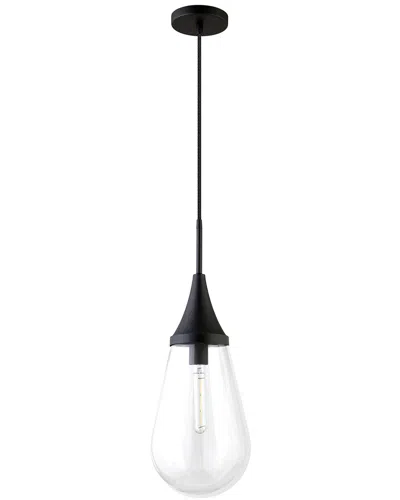 Abraham + Ivy Ambrose Black Glass Pendant