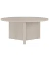 Abraham + Ivy Anders 36in Round Coffee Table In Neutral