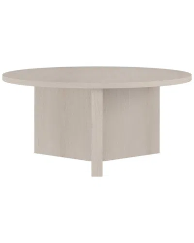 Abraham + Ivy Anders 36in Round Coffee Table In Neutral