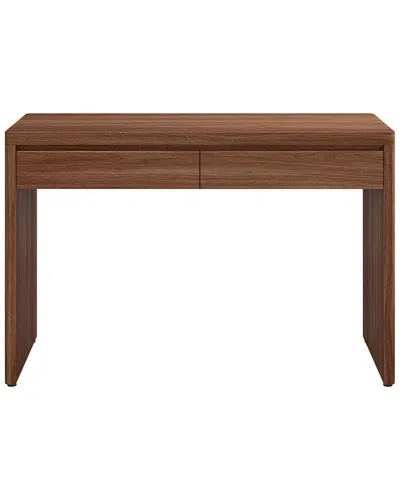 Abraham + Ivy Ashcroft 48in Rectangular Desk In Brown