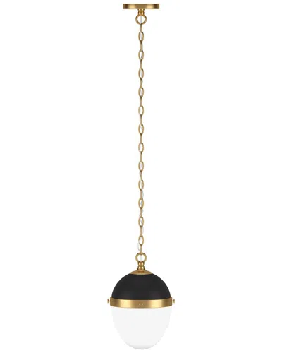 Abraham + Ivy Aurelia 9in Pendant With Glass Shade In Blue