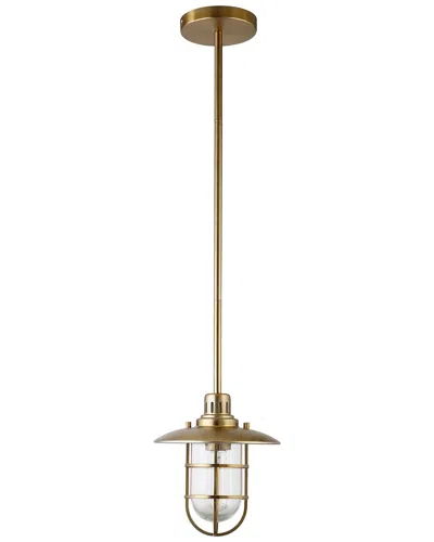 Abraham + Ivy Bay Gold Glass Pendant