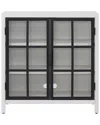 Abraham + Ivy Bennett 32in Rectangular Accent Cabinet In Black