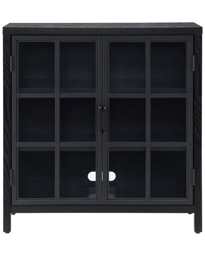 Abraham + Ivy Bennett 32in Rectangular Accent Cabinet In Black