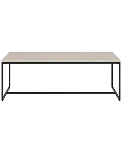 Abraham + Ivy Boone 47in Rectangular Coffee Table In Brown