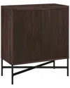 Abraham + Ivy Brighton 28 Wide Rectangular Accent Cabinet In Brown