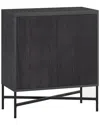 Abraham + Ivy Brighton 28 Wide Rectangular Accent Cabinet In Grey