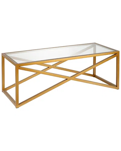 Abraham + Ivy Calix Coffee Table In Gold