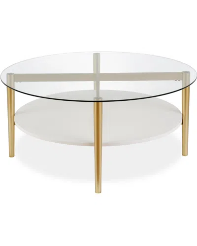 Abraham + Ivy Candice Coffee Table In Gold
