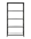 Abraham + Ivy Celine Bookcase In Black