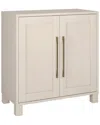 Abraham + Ivy Chabot 28 Wide Rectangular Accent Cabinet In White