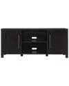 Abraham + Ivy Chabot Rectangular Tv Stand For Tv's Up To 65in In Black