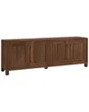 Abraham + Ivy Chabot Rectangular Stand For Tvs Up To 80in In Brown