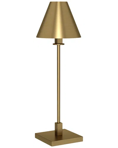 Abraham + Ivy Clement 28in Table Lamp With Metal Shade In Gold