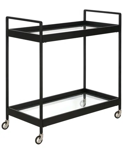 Abraham + Ivy Cooper Blackened Bronze Bar Cart