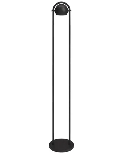 Abraham + Ivy Delgado 64 Tall Floor Lamp With Metal Shade In Black