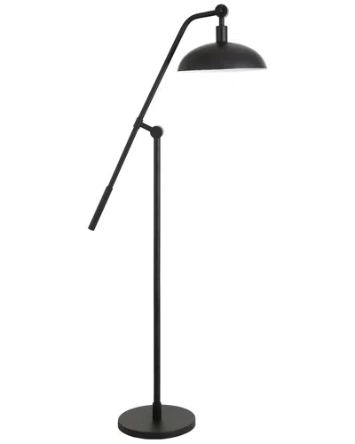 Abraham + Ivy Devon Black Boom Arm Floor Lamp