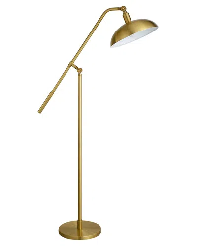 Abraham + Ivy Devon Boom Arm Floor Lamp In Gold