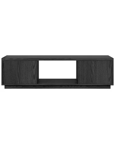 Abraham + Ivy Dorian Rectangular Tv Stand For Tvs Up To 65in In Black