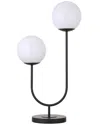 Abraham + Ivy Dufrene 2-light Table Lamp With Glass Shade