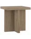 Abraham + Ivy Elna 22in Square Side Table