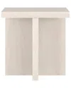Abraham + Ivy Elna 22in Square Side Table