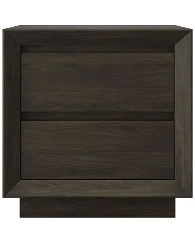 Abraham + Ivy Emmett 24 Wide Rectangular Nightstand In Brown