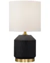 Abraham + Ivy Esther 15 Tall Textured Ceramic Mini Lamp With Fa