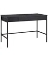 Abraham + Ivy Evans Rectangular Writing Desk In Black