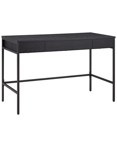 Abraham + Ivy Evans Rectangular Writing Desk In Black