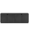 Abraham + Ivy Fitzroy Rectangular Tv Stand For Tvs Up To 78in In Black