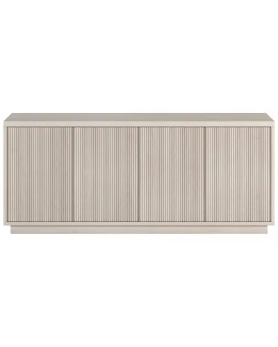 Abraham + Ivy Hanson Rectangular Stand For Tvs Up To 65in In White