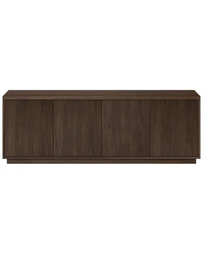 Abraham + Ivy Hanson Rectangular Stand For Tvs Up To 75in In Brown