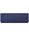 Abraham + Ivy Hanson Rectangular Stand For Tvs Up To 75in In Blue